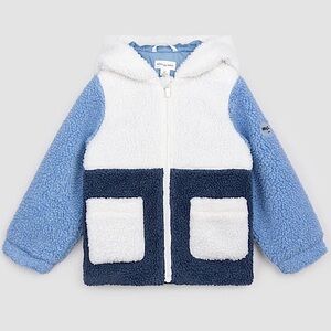 NWT Miles the Label Boys Hooded Color Block Boy Sherpa
Jacket Size 18M